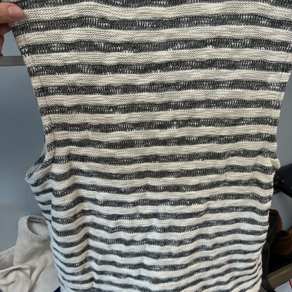Madewell Striped Button-Front Knit Tank Top – Size M - Picture 6 of 6